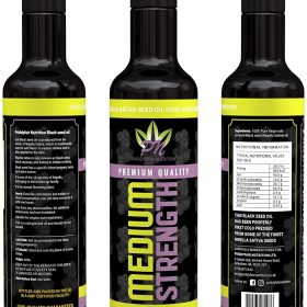 Black Seed Oil Cold Pressed 500ml Medium Strong